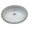Msi White Oval Porcelain 15" X 12" Undermount Bathroom Vanity Vessel Sink ZOR-SIN-PT-0001 - alternate 2